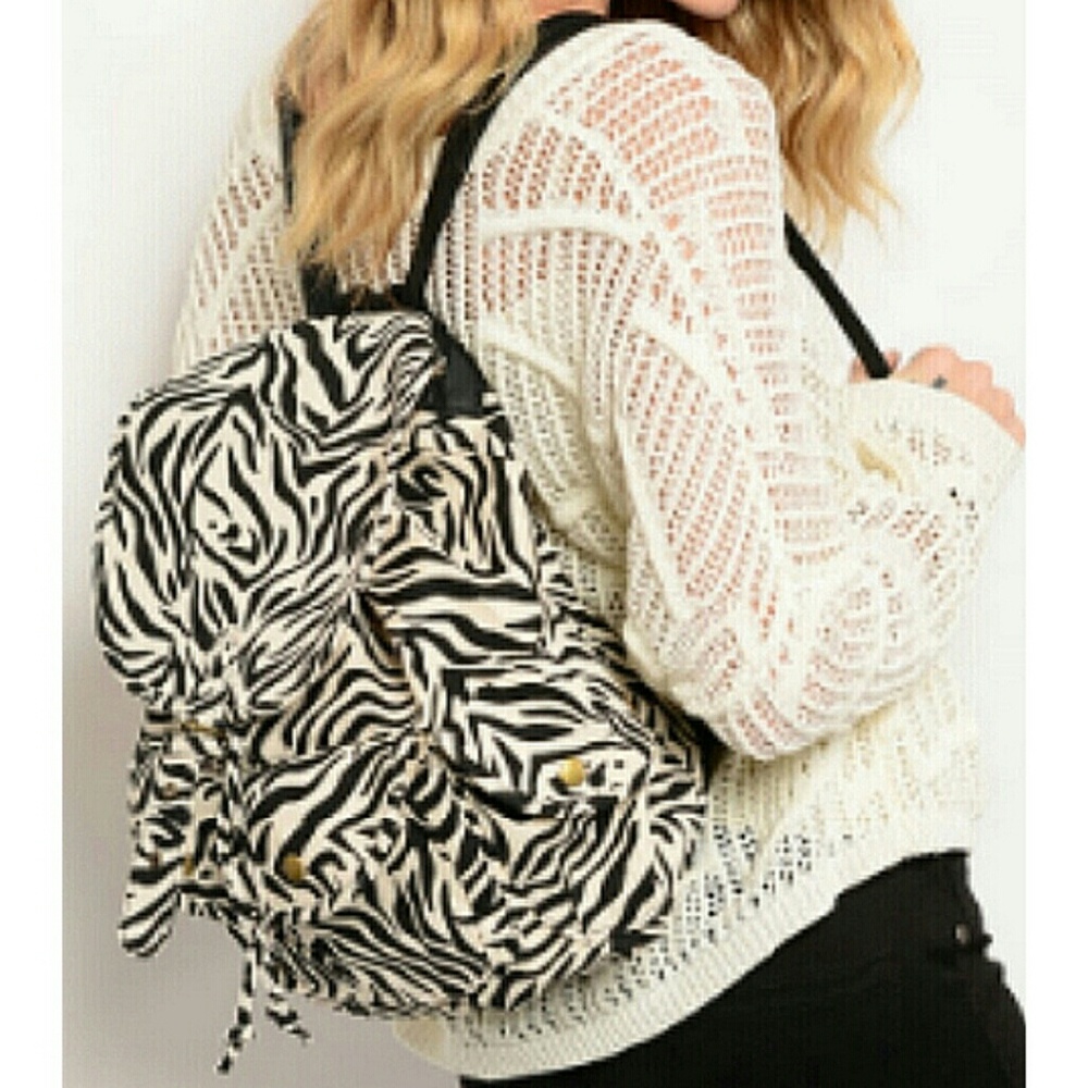 Off-White Zebra Backpack - image 1